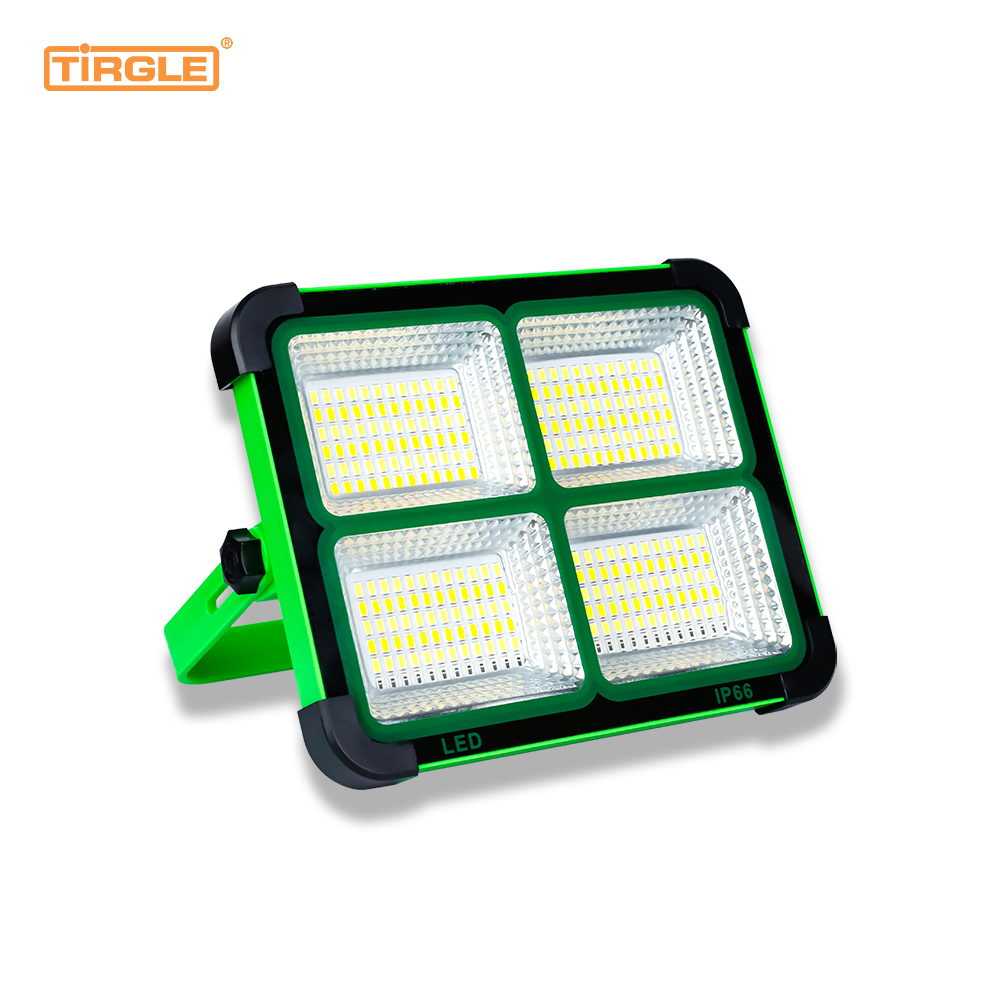 SL-D18 Luce solare a LED portatile 24W 4800mAh 1800LM 288Led IP66 luminosità continua cantiere batteria ricaricabile luce da pavimento a led interruzione di corrente luce da lavoro di emergenza riparazione automatica