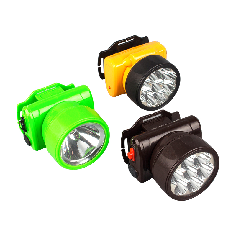 TL-03 1LED 0.2W Batteria al litio ricaricabile ecologica 1/7/9 lampada frontale portatile con luminosità regolabile